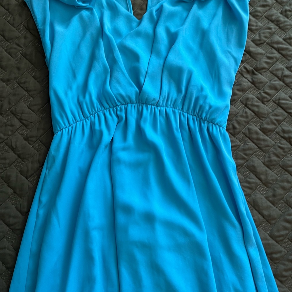 Bright Blue Sleeveless Dress